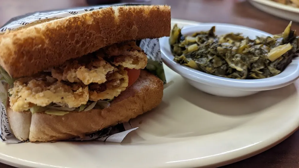 Chicken Fried blt Sandwich