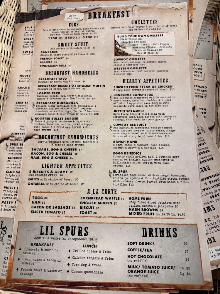 Lonesome Spur Cafe & Catering Menu image 1