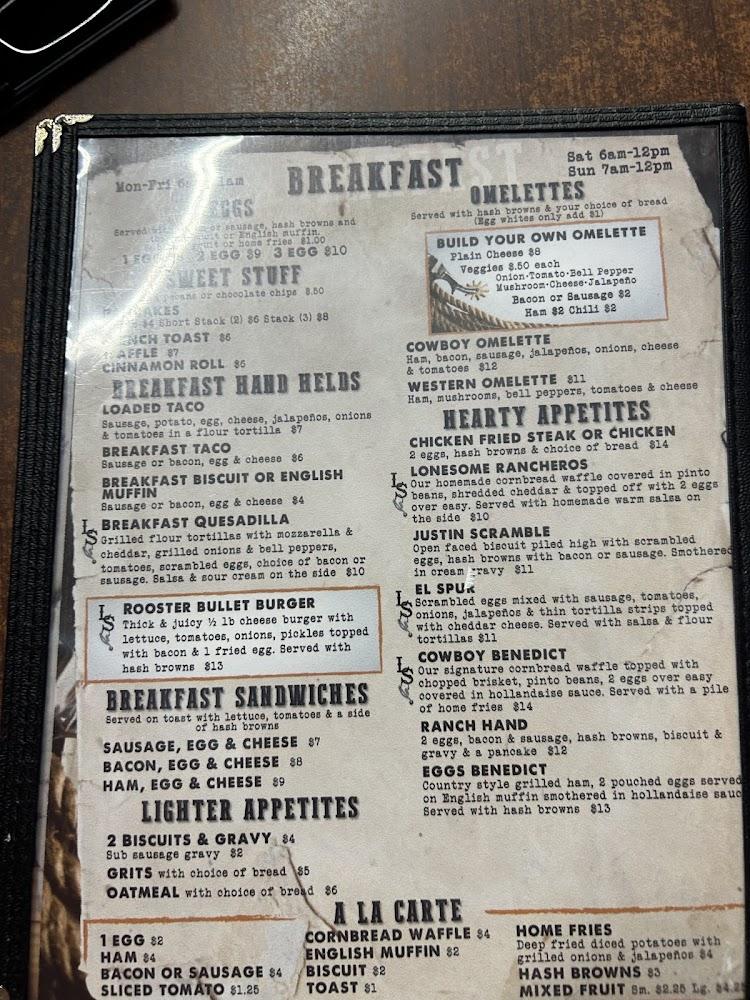 Lonesome Spur Cafe & Catering Menu image 2